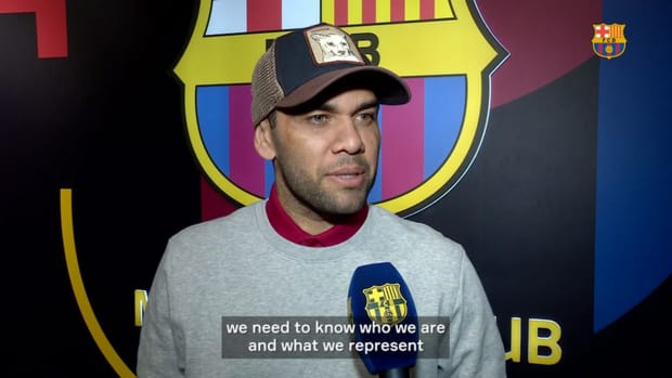 Dani Alves: 'We are Barcelona.We depend on ourselves.'